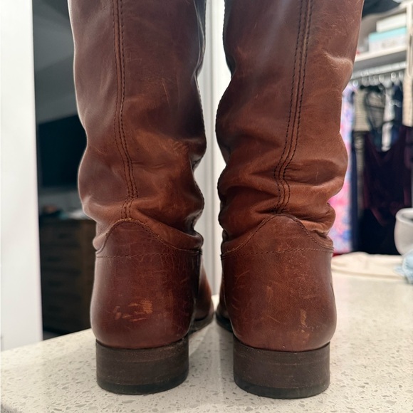 Frye Melissa Button 2 in Cognac - Picture 7 of 7